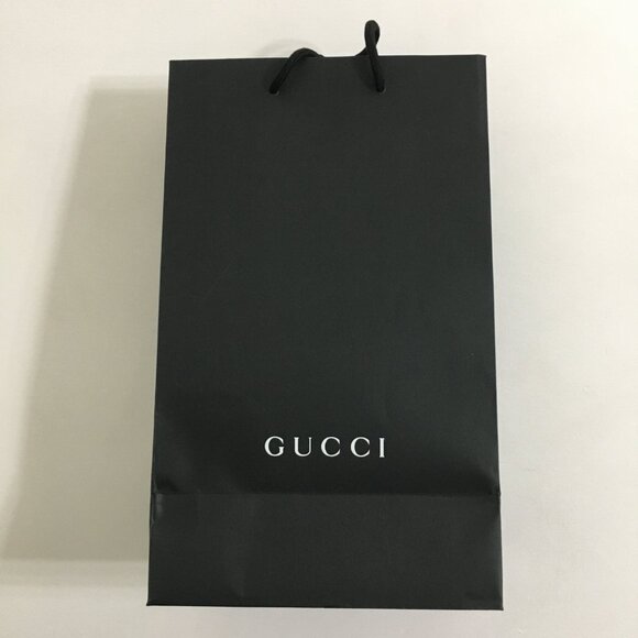 GUCCI Gift Bag w/ 2 Ribbons Size 15" x 9" x 5.5" Authentic - Picture 5 of 16